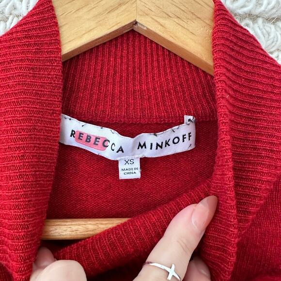 Rebecca Minkoff Red Shelley Sweater - Picture 3 of 6